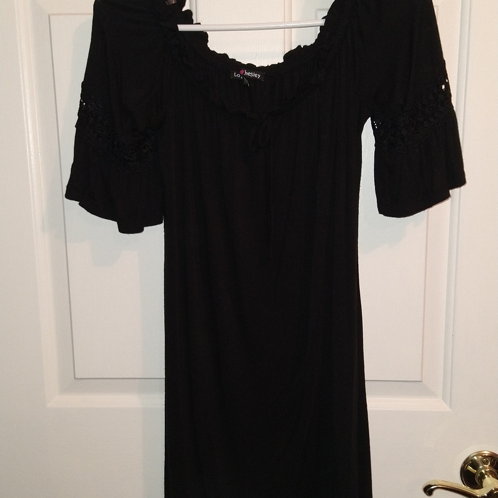 Love❤️ Chelsey black comfy dress